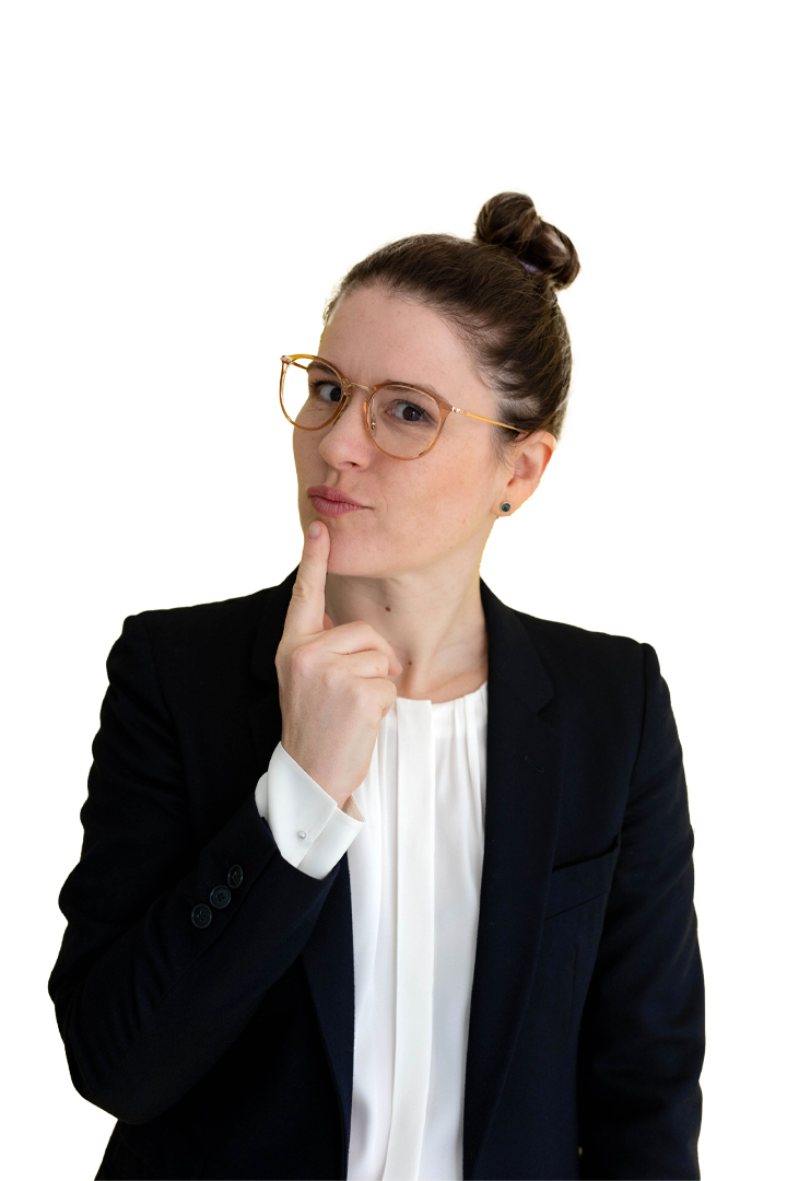 Fragen und Antworten Salome Keller legt nachdenklich den Finger an die Lippen