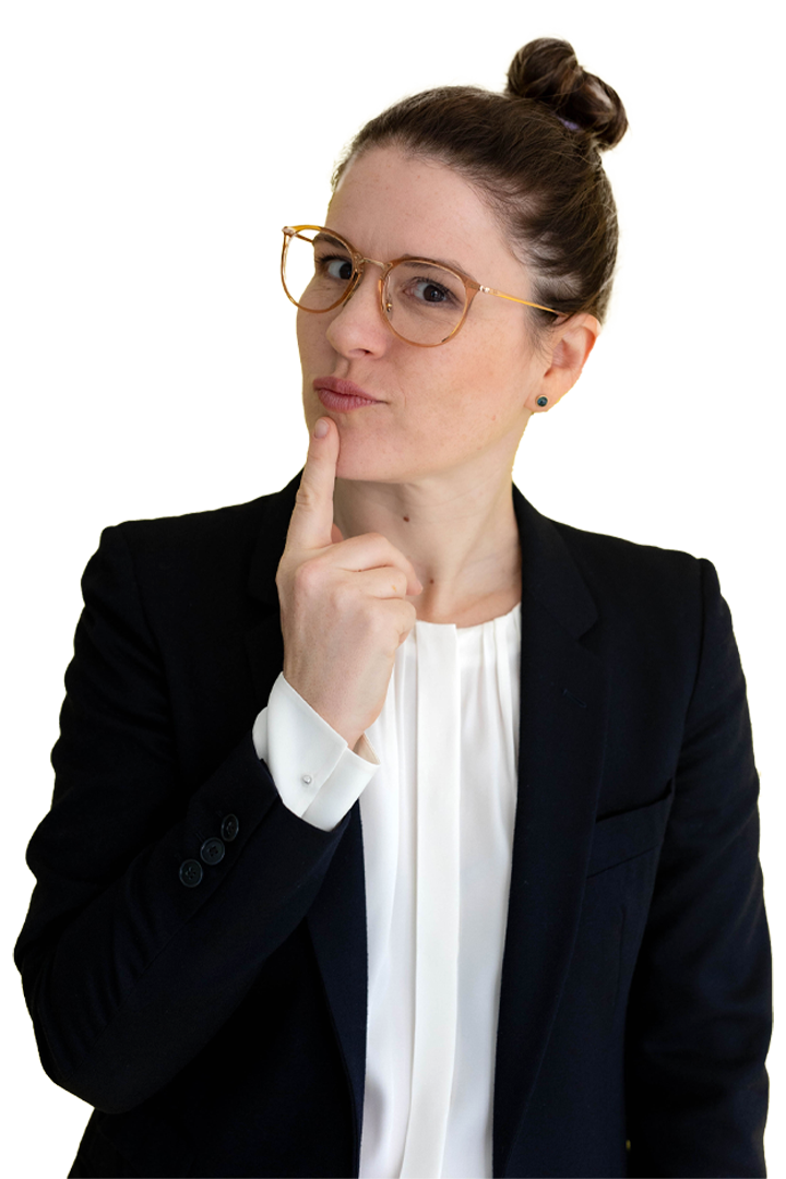 Fragen und Antworten Salome Keller legt nachdenklich den Finger an die Lippen